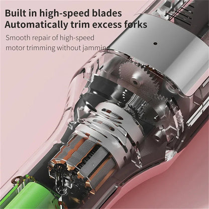 Built-in high-speed stainless steel blades inside the trimmer
