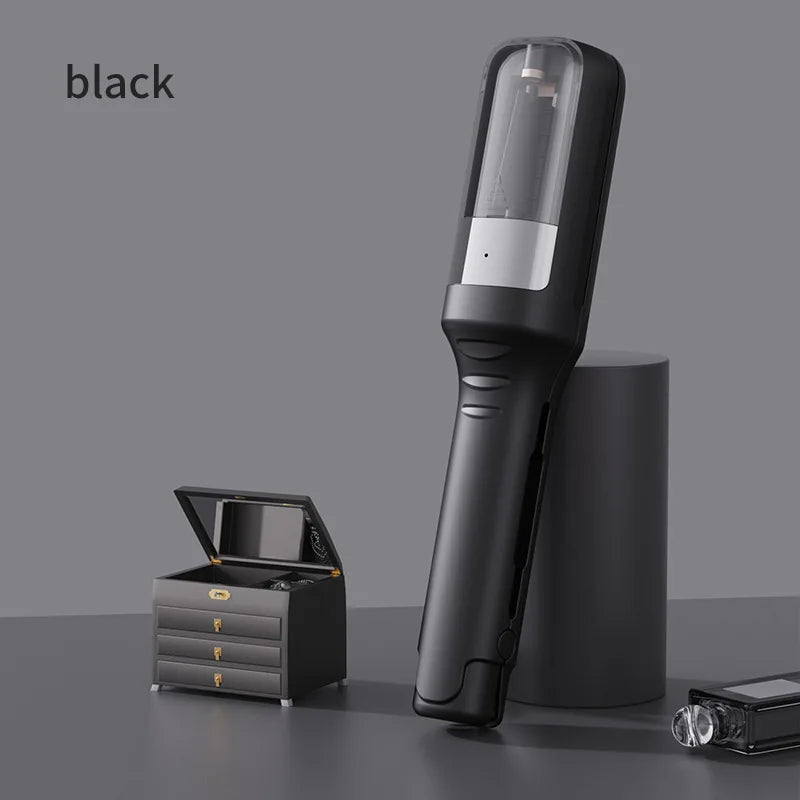 Cordless split end trimmer in black