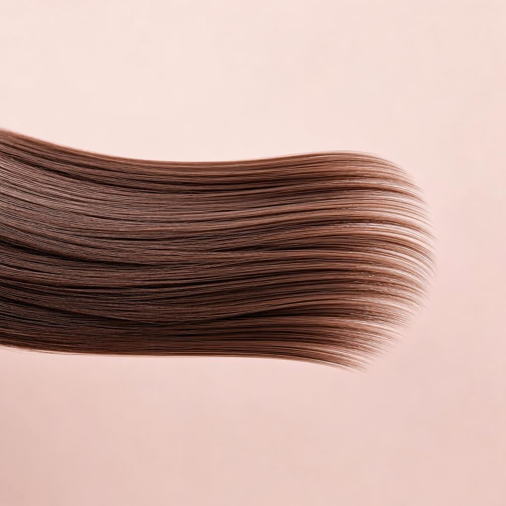 The same lock of hair after the SmoothEnds trimmer, smooth and sleek