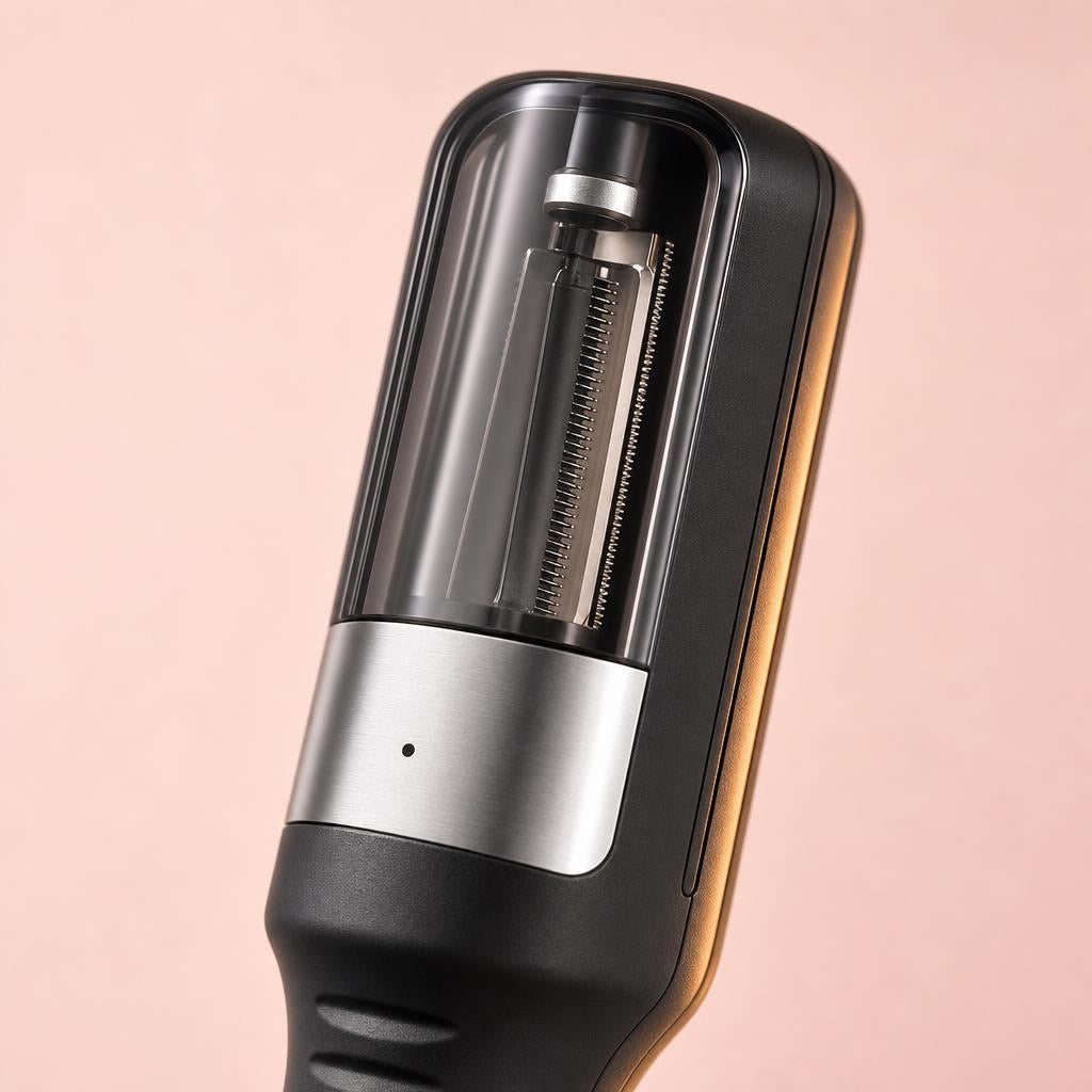 Close-up of the SmoothEnds trimmer in Black