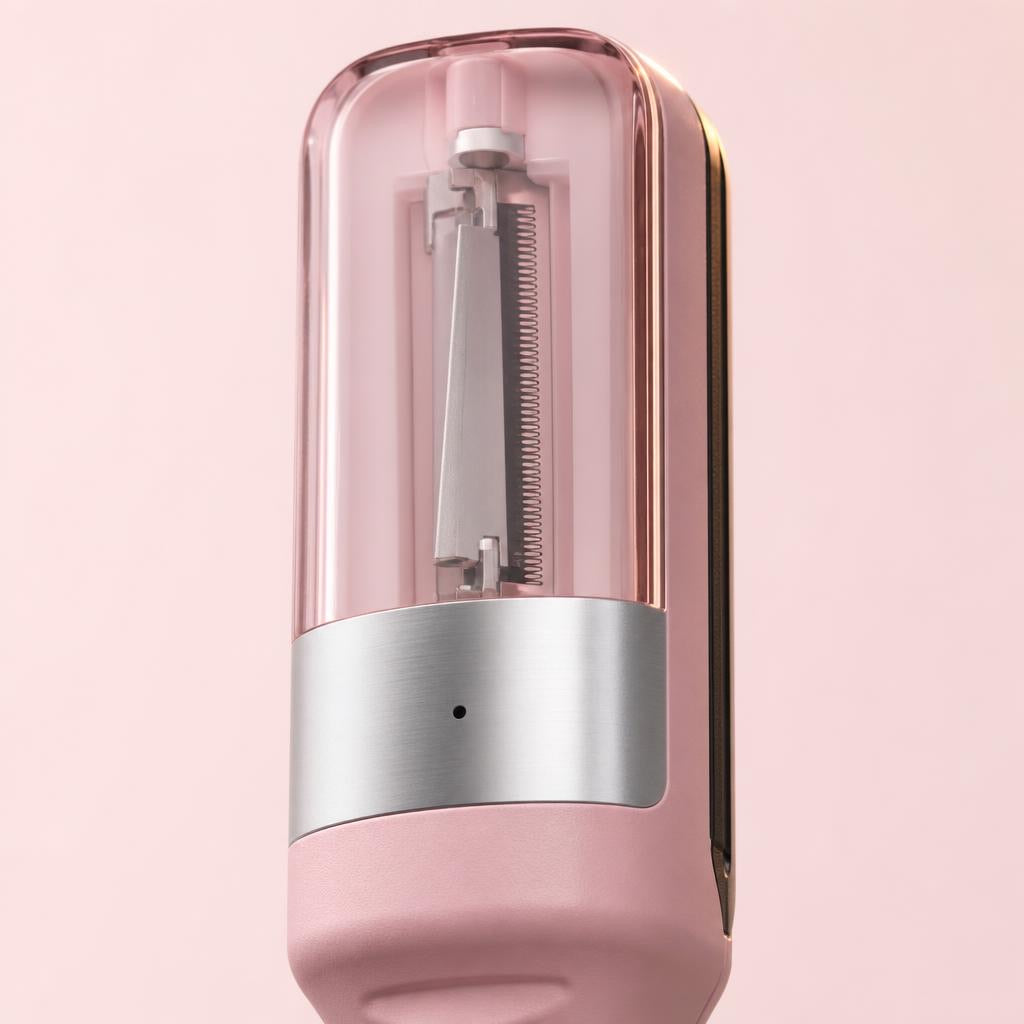 Close-up of the SmoothEnds trimmer in Pink
